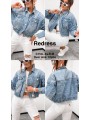 Kurtki Jeansowe damskie  ,size XS-M, paczka 10szt,