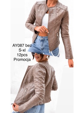 Kurtki skórzane damskie , size s-Xl paczka 12szt,