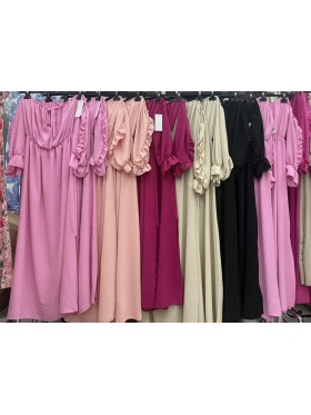 Sukienki damskie wloskie, Size uni ,paczka 6szt,mix kolor