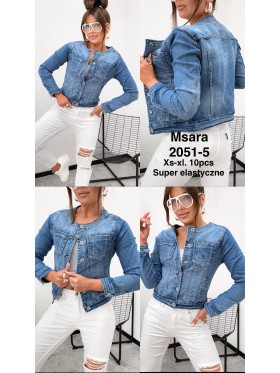 Kurtki Jeansowe damskie M'sara , size Xs-Xl paczka 10szt,