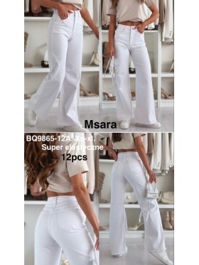 Jeansy damskie M'sara , size Xs-Xl paczka 12szt,