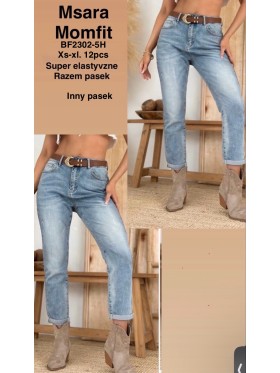 Jeansy damskie M'sara , size Xs-Xl paczka 12szt,