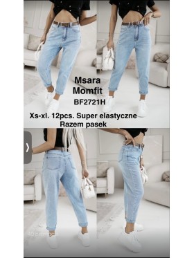 Jeansy damskie M'sara , size Xs-Xl paczka 12szt,