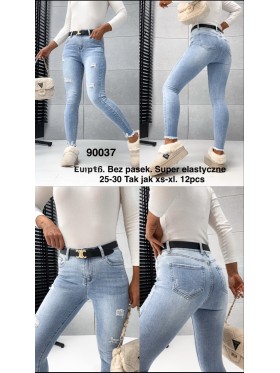 Jeansy damskie M'sara , size Xs-Xl paczka 12szt,