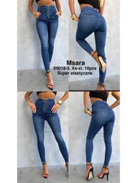 Jeansy damskie M'sara , size Xs-Xl paczka 10szt,