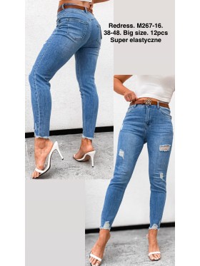 Jeansy damskie  , size 38-48 paczka 10szt,