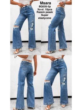 Jeansy damskie M'sara , size Xs-Xl paczka 10szt,