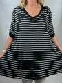 Tuniki damskie Polskie, Size standard, paczka 4szt 1kolor