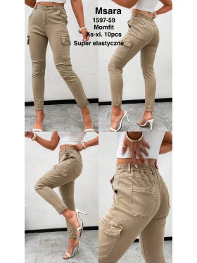 Jeansy damskie M'sara , size Xs-Xl paczka 10szt,