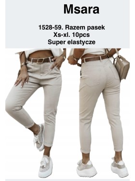 Jeansy damskie M'sara , size Xs-Xl paczka 10szt,