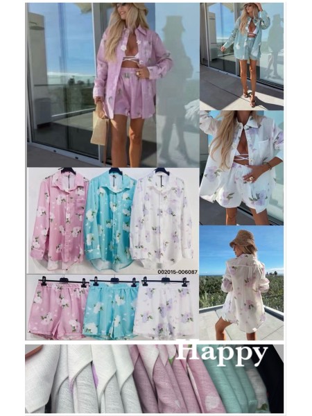 Komplety damskie Włoski , size uni, paczka 6szt, mix kolor