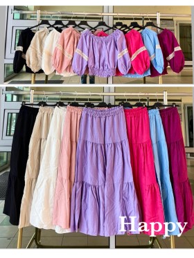 Komplety damskie Włoski , size uni, paczka 6szt, mix kolor