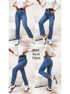 Jeansy damskie  , size Xs-Xl paczka 12szt,