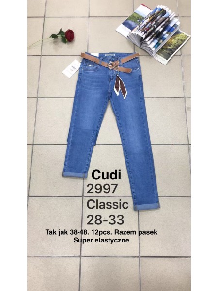 Jeansy damskie  , size 28-33 paczka 12szt,