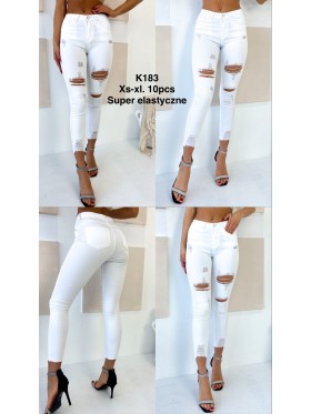 Jeansy damskie  , size Xs-Xl paczka 10szt,