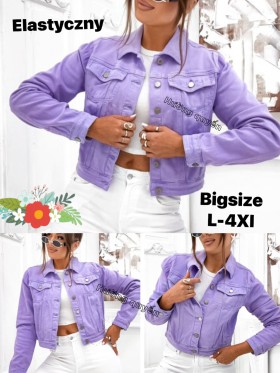 Kurtki Jeansowe damskie  , size L-4Xl paczka 10szt,