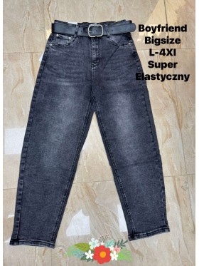 Jeansy damskie  , size L-4Xl paczka 10szt,