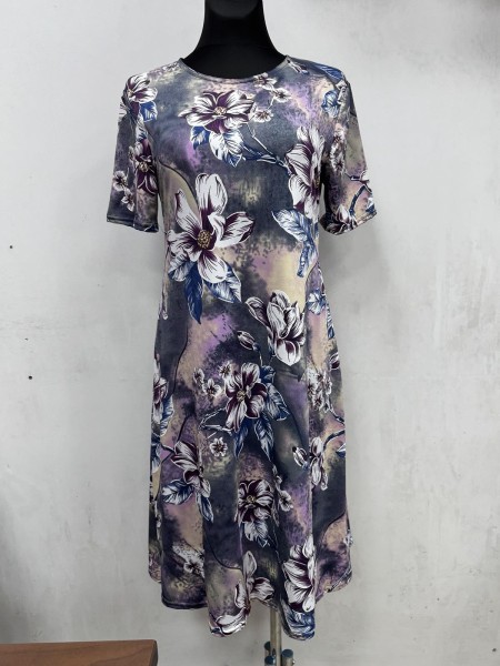 Sukienki damskie Polskie, Size 44-52, paczka 5szt 1kolor