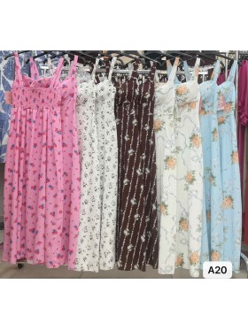 Sukienki damskie wloskie, Size uni ,paczka 6szt,mix kolor