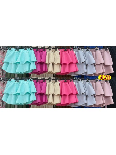 Spodenki damskie wloskie, Size uni ,paczka 6szt,mix  kolor