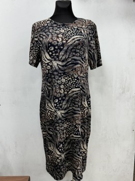 Sukienki damskie Polskie, Size 2XL-5XL, paczka 4szt 1kolor