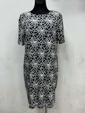 Sukienki damskie Polskie, Size 2XL-5XL, paczka 4szt 1kolor