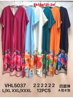 Sukienki damskie , Size l-3xl ,paczka ,12szt,mix kolor