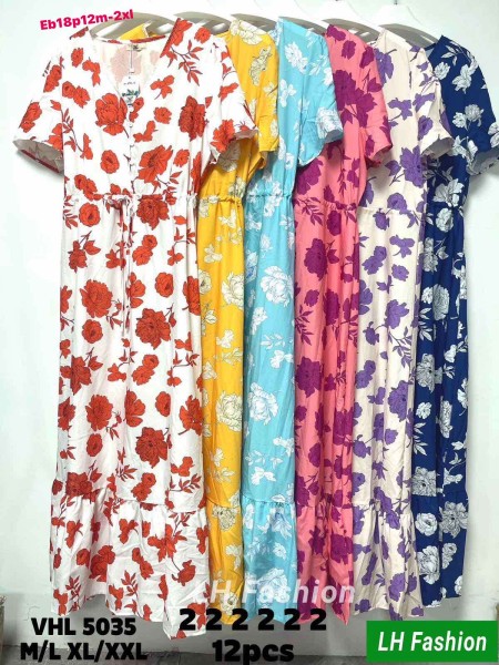 Sukienki damskie , Size m-2xl ,paczka ,12szt,mix kolor