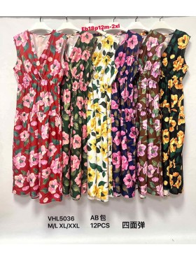 Sukienki damskie , Size m-2xl ,paczka ,12szt,mix kolor