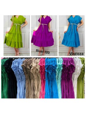Sukienki damskie Polskie, Size uni, paczka 6szt mix kolor