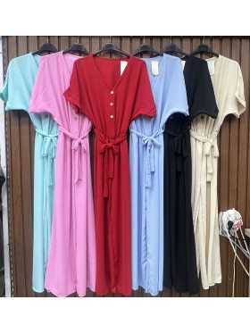 Sukienki damskie wlolskie,size uni ,paczka 6szt, mix kolor