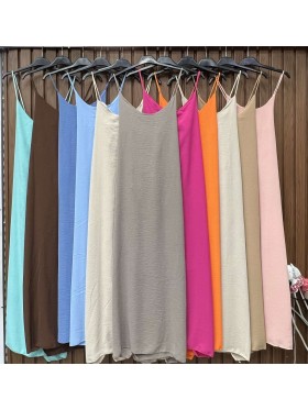 Sukienki damskie wlolskie,size uni ,paczka 6szt, mix kolor