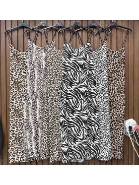Sukienki damskie wlolskie,size uni ,paczka 6szt, mix kolor