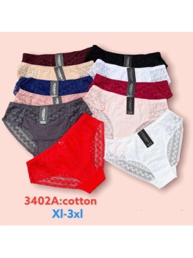Majtki damskie, size xl-3xl paczka 24szt ,mix kolor