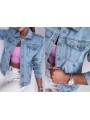 Kurtki Jeansowe damskie ,size xl-5xl,paczka 10szt, 1kolor