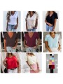 Bluzki damskie polskie ,size uni,paczka 6szt, mix kolor