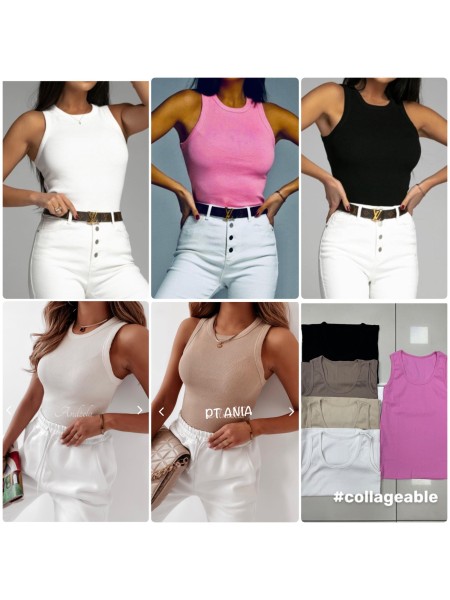 Bluzki damskie polskie ,size uni,paczka 6szt, mix kolor