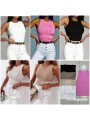 Bluzki damskie polskie ,size uni,paczka 6szt, mix kolor