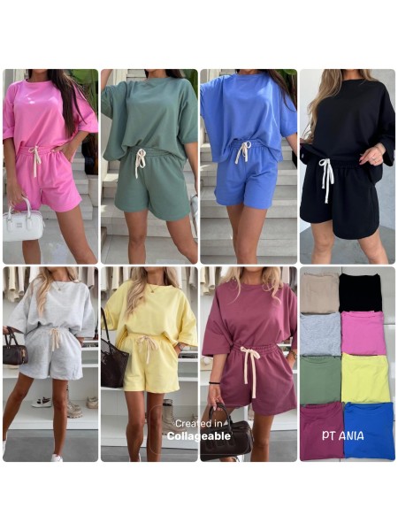 Komplety damskie polskie ,size uni,paczka 6szt, mix kolor