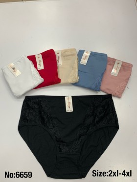 Majtki damskie, size2-4xl paczka 24szt ,mix kolor