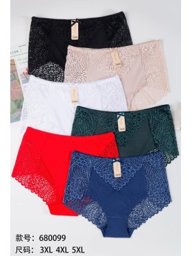 Majtki damskie, size 3-5xl paczka 24szt ,mix kolor