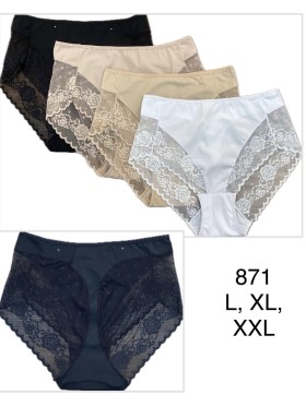 Majtki damskie, size l-2xl paczka 24szt ,mix kolor