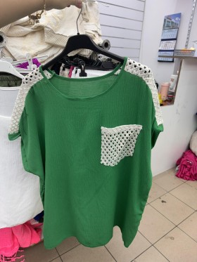 Bluzki damskie  ,size uni,paczka 6szt, mix kolor