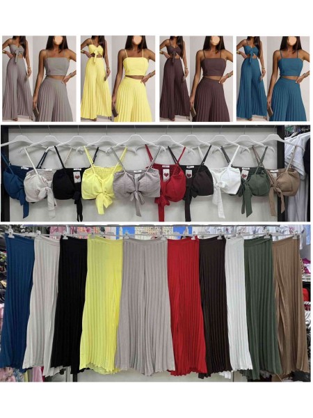 Komplety damskie Włoski , size uni, paczka 6szt, mix kolor