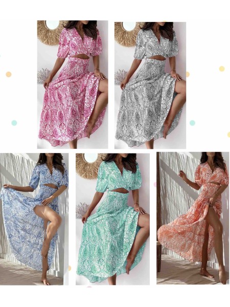 Komplety damskie Włoski , size uni, paczka 6szt, mix kolor