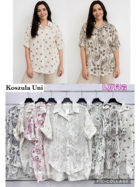 Koszule damskie wlolskie,size uni ,paczka 6szt, mix kolor