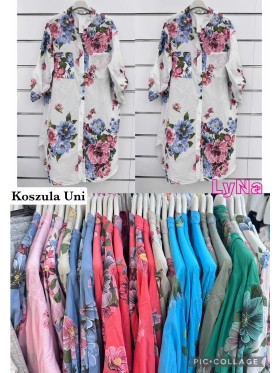 Koszule damskie wlolskie,size uni ,paczka 6szt, mix kolor