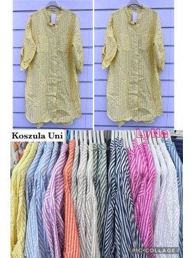 Koszule damskie wlolskie,size uni ,paczka 6szt, mix kolor
