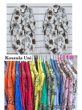 Koszule damskie wlolskie,size uni ,paczka 6szt, mix kolor