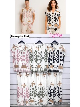 Komplety damskie wlolskie,size uni ,paczka 6szt, mix kolor